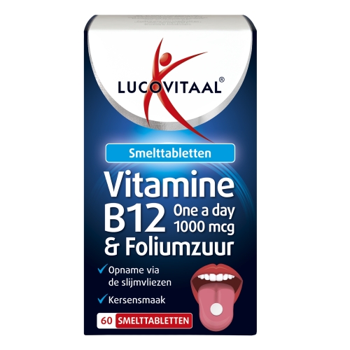 60 Schmelztabletten Lucovitaal Vitamine B12 & Foliumzuur
