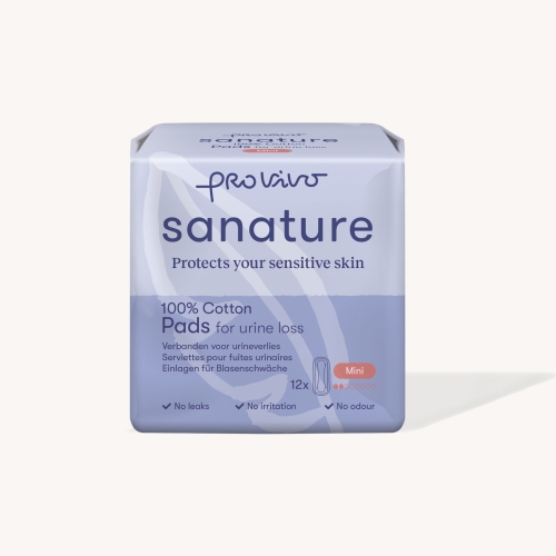 Sanature Pro Vivo Katoen Verbanden voor Urineverlies Mini