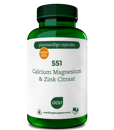 90 Kapseln AOV 551 Calcium Magnesium Zink Citraat