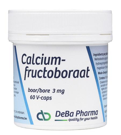 60 Kapseln DeBa Pharma Calciumfructoboraat 3 mg