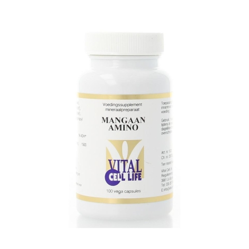 Vital Cell Life Mangaan Amino 30 mg 100 Kapseln