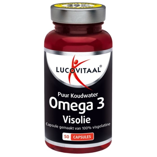 50 Kapseln Lucovitaal Puur Omega 3 Koudwater Visolie