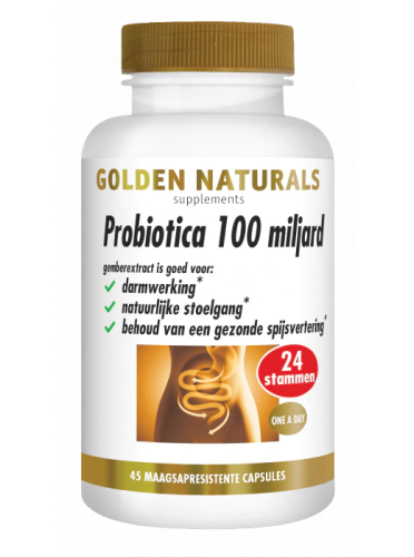  Golden Naturals Probiotica 100 Miljard