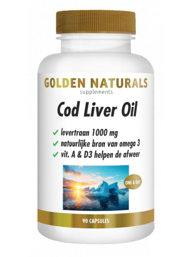 90 Kapseln Golden Naturals Cod Liver Oil