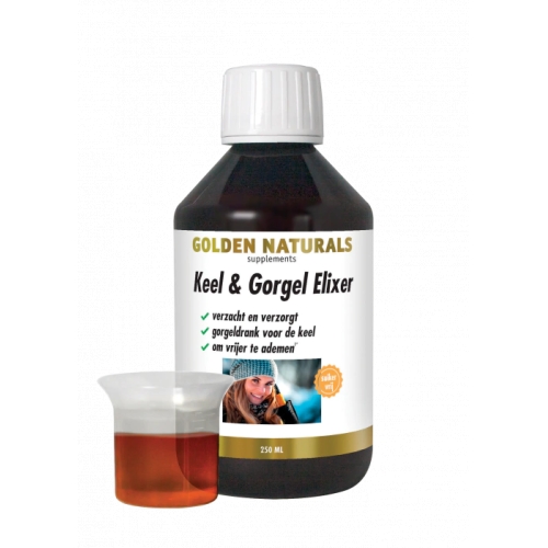 250 Ml Golden Naturals Keel & Gorgel Elixer