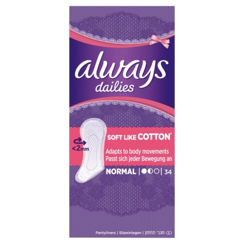 Always Soft Cotton Dailies Inlegkruisjes Normaal