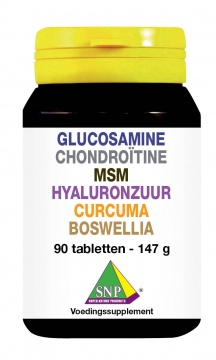 glucosamine-chondroatine-msm-hyaluronzuur-curcuma-boswellia-snp-90-tabletten