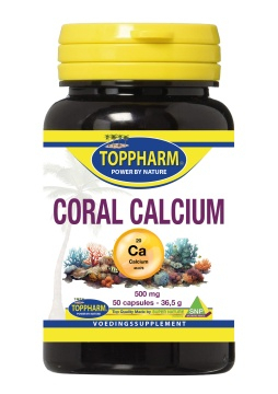 50 capsules Toppharm Coral Calcium 500 mg