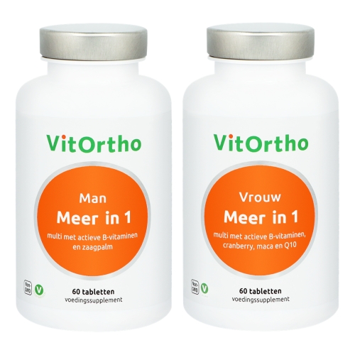 1 Combipack VitOrtho Man Meer-in-1 + Vrouw Meer-in-1