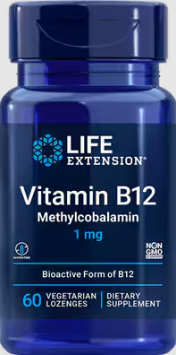 60 Lutschtabletten Life Extension Vitamine B12 Methylcobalamine
