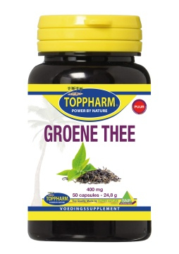 50 capsules Toppharm Groene Thee Puur 400 mg
