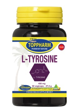 50 capsules Toppharm L-Tyrosine 450 mg Puur