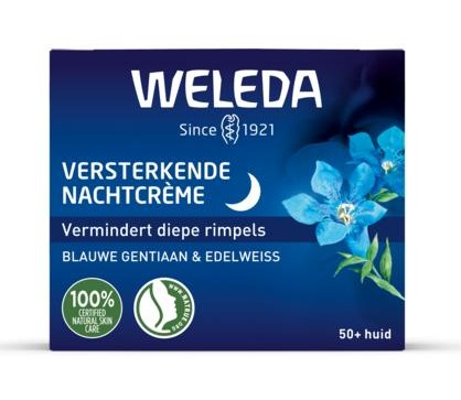 40 ml Weleda Blauwe Gentiaan & Edelweiss Versterkende Nachtcreme
