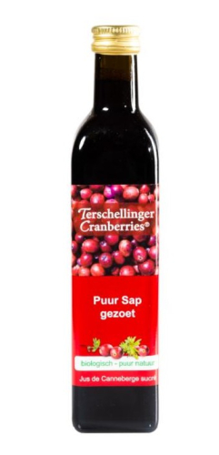 Terschellinger Cranberrysap Gezoet Biologisch