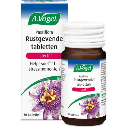 A.Vogel Passiflora Rustgevende Tabletten Sterk 30 tablets
