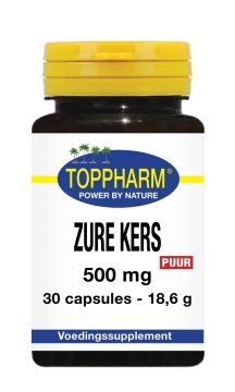 30 Kapseln Toppharm Zure Kers 500 mg Puur
