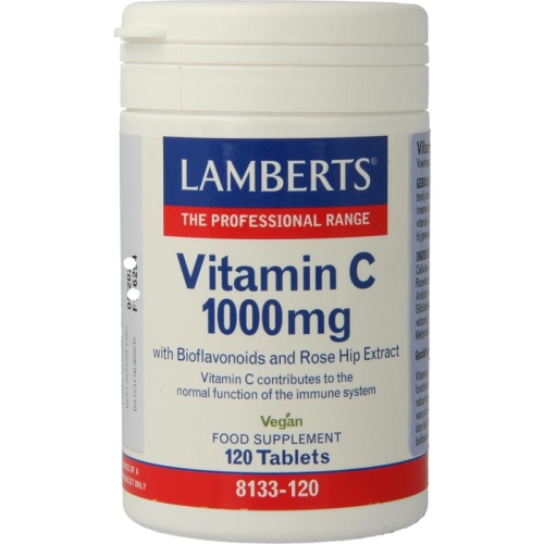 Lamberts Vitamine C 1000mg met Bioflavonoïden 120 Tabletten