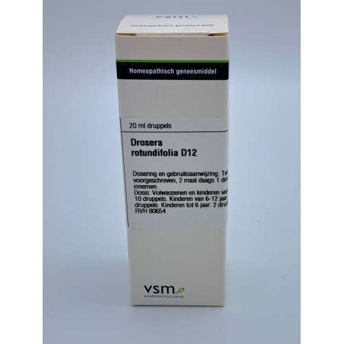 VSM Enkelvoudige Homeopathie Drosera Rotundifolia D12