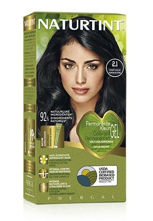  Naturtint Permanente Haarkleur 2.1 Zwart Azuur