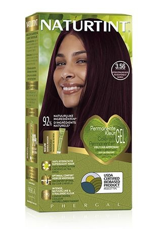 Naturtint Permanente Haarkleur 3.56 Intens Stralend Rood 170 Ml