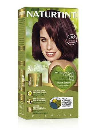 Naturtint Permanente Haarkleur 3.60 Zwarte Kes 170 Ml