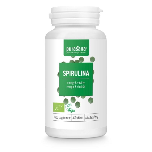 360 Tabletten Purasana Spirulina Biologisch