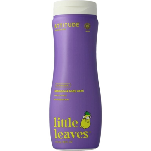  Attitude Little Leaves 2-in-1 Shampoo & Body Wash Vanilla & Pear