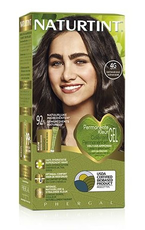 Naturtint Permanente Haarkleur 4G Kastanje Goud