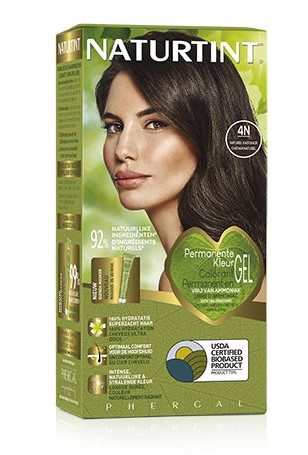 Naturtint Permanente Haarkleur 4N Naturel Kastanje