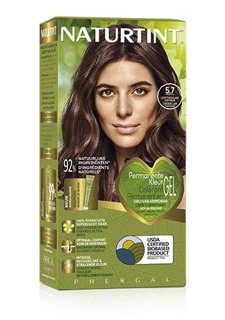 170 ml Naturtint Permanente Haarkleur 5.7 Licht Choco Kastanje