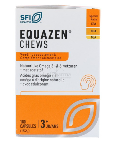 180 Kaukapseln Equazen  Chews Natuurlijke Omega-3 & -6 Vetzuren