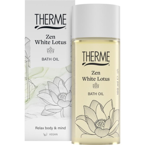 100 Ml Therme Zen White Lotus Bath Oil