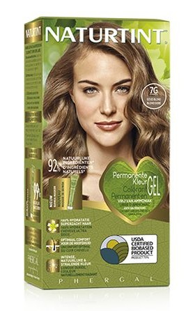 Naturtint Permanente Haarkleur 7G Goudblond