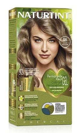 Naturtint Permanente Haarkleur 8A Asblond