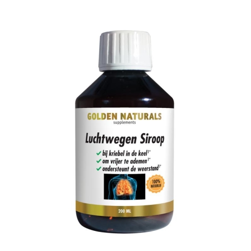 200 Ml Golden Naturals Luchtwegen Siroop