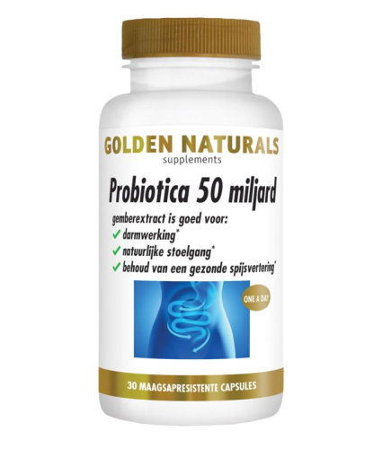 Golden Naturals Microbiotica 50 Miljard 30 Kapseln