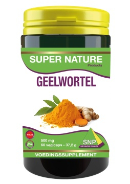 60 capsules SNP Geelwortel /Curcuma 500 mg PUUR