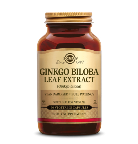 60 capsules Solgar Ginkgo Biloba Leaf Extract