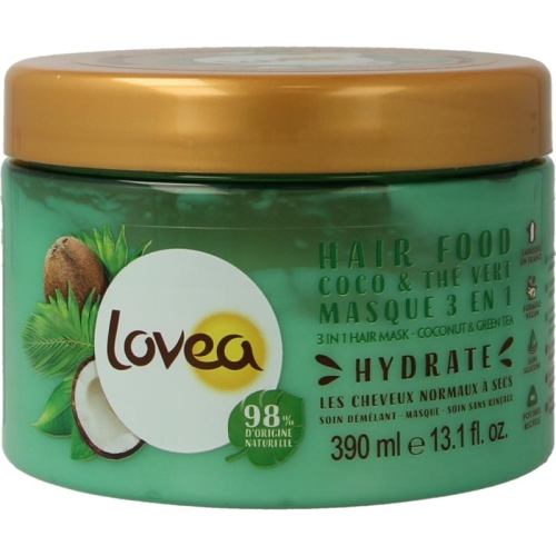 Lovea 3-in-1 Hair Mask Coconut & Green Tea