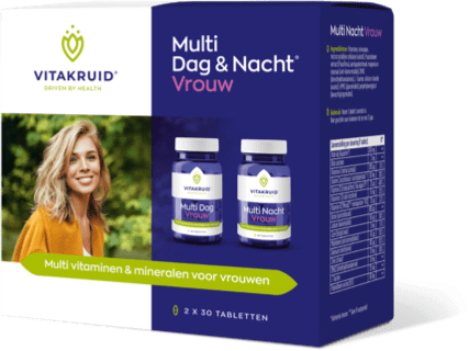 2 x 30 Tabletten Vitakruid Multi Dag & Nacht Vrouw