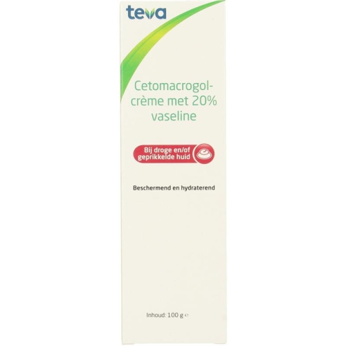 100 gram Teva Cetomacrogolcreme 20% Vaseline