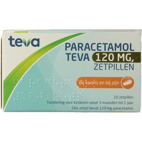 Teva Paracetamol 120 mg 10 Zäpfchen