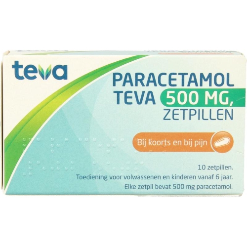 Teva Paracetamol 500 mg  10 Zäpfchen