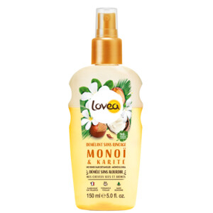 150 Ml Lovea No Rinse Hair Detangler Monoi & Shea