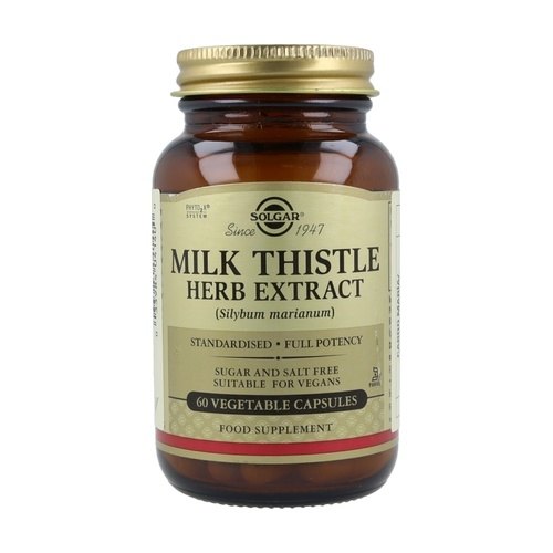 Solgar Milk Thistle Herb Extract 60 Kapseln