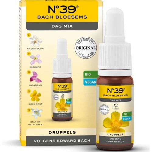 Lemon Pharma No. 39 Bach Bloesems Druppels Dag Mix Biologisch 10 Ml