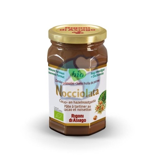 Rigoni di Asiago Nocciolata Cacao en Hazelnoten Pasta Biologisch