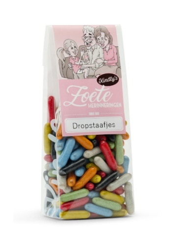 Kindly's Dropstaafjes Zoete Herinneringen 170 Gramm