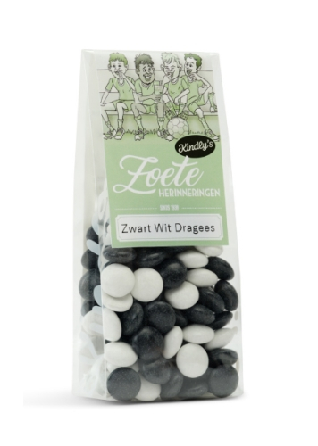 Kindly's Zwart Wit Dragees Zoete Herinneringen 170 Gramm