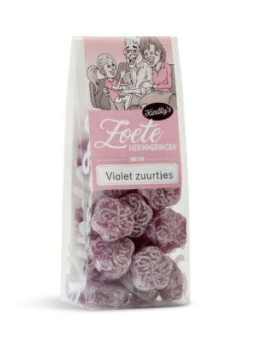 145 Gramm Kindly's Violet Zuurtjes Zoete Herinneringen